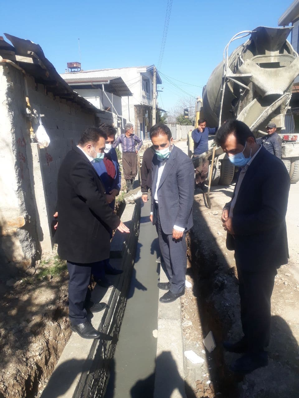 افتتاح و بازدید از دو پروژه  در بحث مخابرات و جوی 